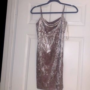 Forever 21 short spaghetti strap velvet dress